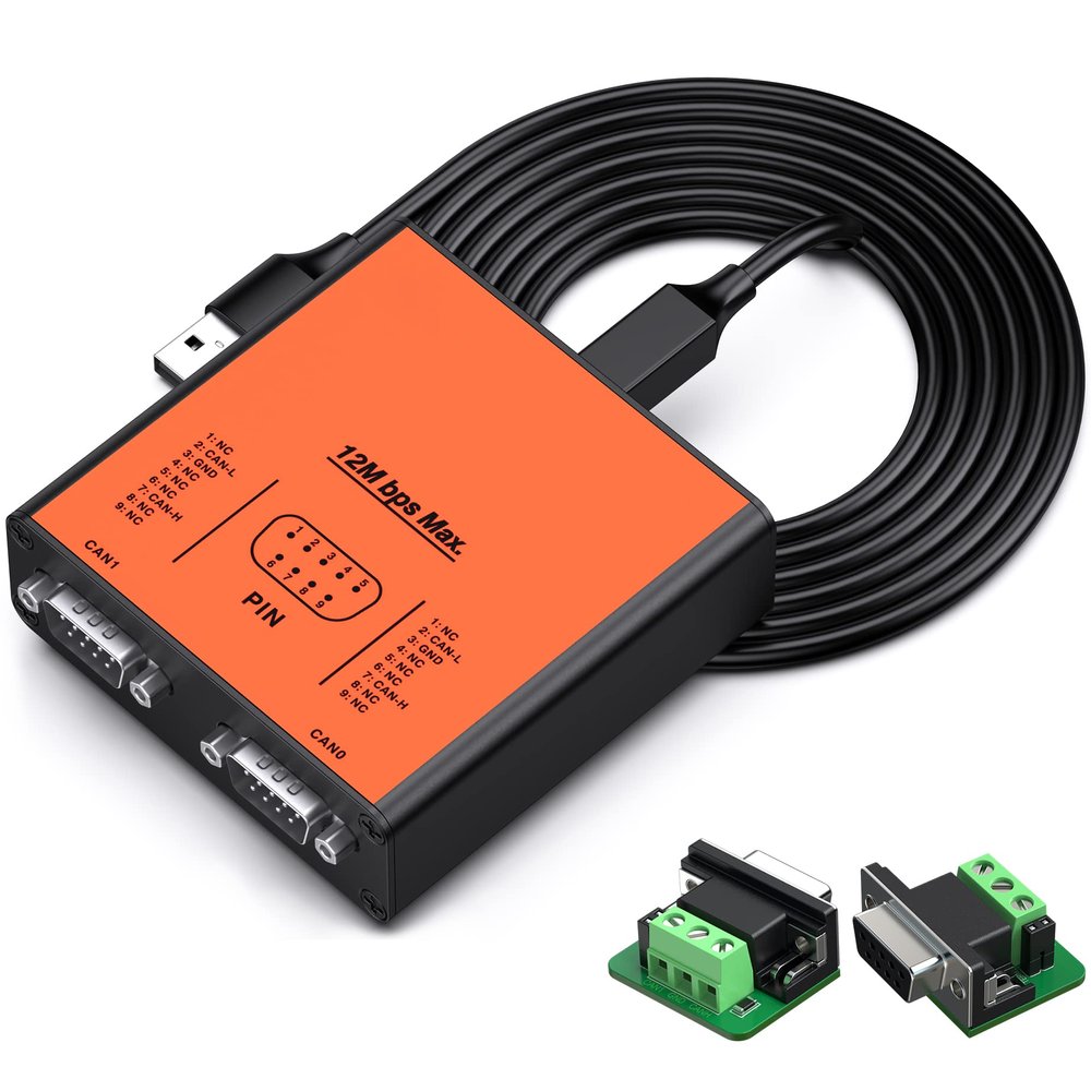 Pibiger PU2CANFD Series USB to CAN Converter (USB2CANFD-X2)