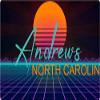 Andrews North Carolina 2 X 1.25-Inch Vinyl Decal Stiker Retro Neon Design view 1