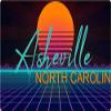 Asheville North Carolina 2 X 1.25-Inch Vinyl Decal Stiker Retro Neon Design view 1