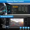 Leadfan Double Din Car Stereo Radio Support Apple Carplay&Android Auto, 7inch HD Touchscreen Double Din Radio with Bluetooth, Car Audio Receivers, Camera, MirrorLink, FM Radio, 2 USB/TF/AUX/Subwoofer view 4