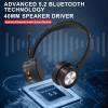 MAIRDI Wireless Headset with Microphone for PC, 5.2 Bluetooth Headset with Mic Noise Canceling for Truck Driver Office Call Center, 40H Play Time, Bluetooth Phone Headset for Teams Skype Zoom Jabber view 2