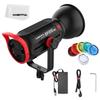 AMBITFUL Aurora Series EF200 200W LED Video Light 5600K LED Continuous Lighting,CRI 95+ / TLCI 97+,Built-in APP,79000lux@ 1m, Bowens Mount for YouTube Video, Studio Portrait, Wedding view 1