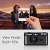 B10 Reusable 35mm Film Camera Use 135/35mm Film (2436mm), Creative Gifts Vintage Film Camera with Flash, for Kids and Adults (Black) view 3