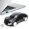 2.4GHz Mouse Car Shape Ergonomic Optical Cordless with USB Receiver Mause for PC Office Laptops(Black) view 3