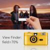 B10 Reusable 35mm Film Camera Use 135/35mm Film (2436mm), Creative Gifts Vintage Film Camera with Flash, for Kids and Adults (Yellow) view 4