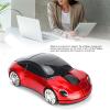 2.4GHz Mouse Car Shape Ergonomic Optical Cordless with USB Receiver Mause for PC Office Laptops(red) view 2