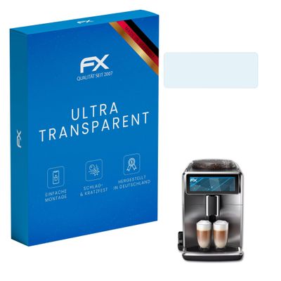 atFoliX Screen Protection Film compatible with Philips Saeco Xelsis Suprema Screen Protector, ultra-clear FX Protective Film (2X)