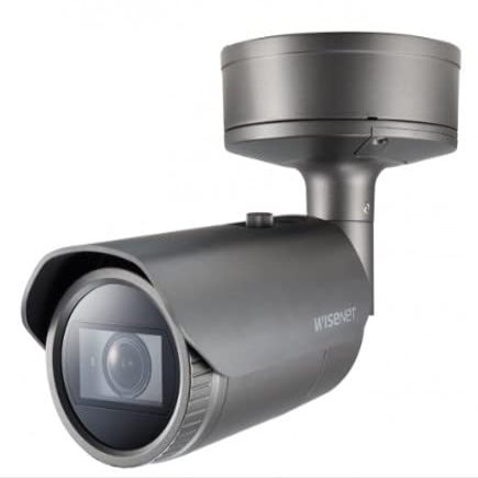 Hanwha PNO-A6081R 2mp IR Outdoor WDR POE Network Bullet Camera with 4.38~9.33mm(2.13x) Motorized varifocal Lens, RJ45 Connection