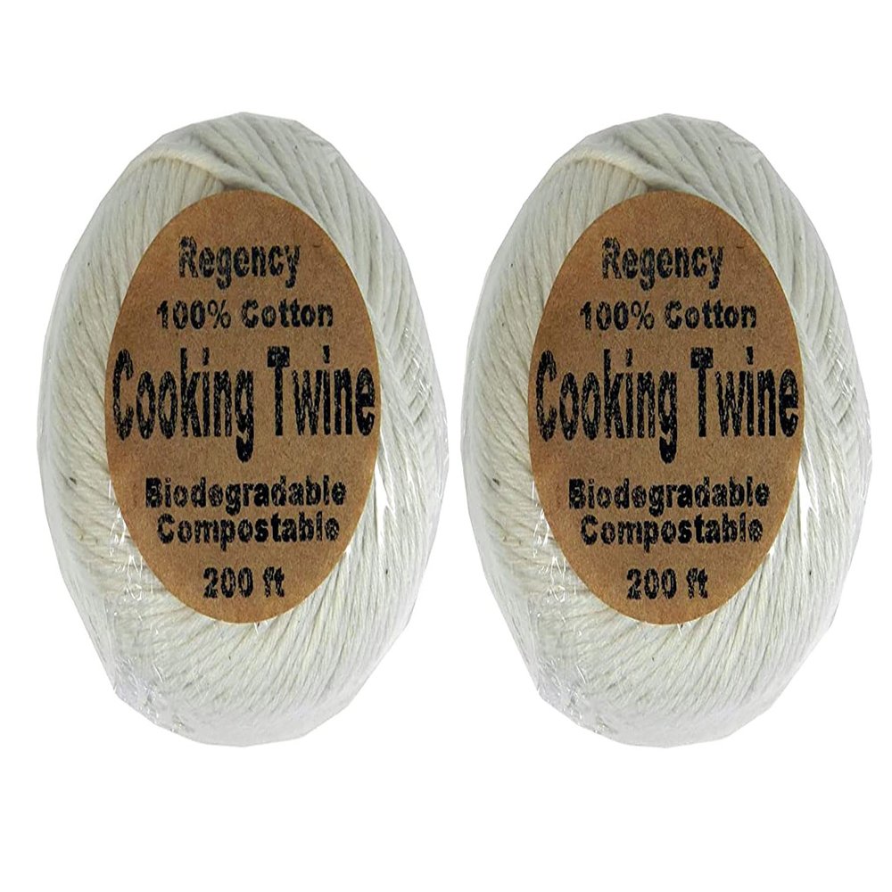 Regency Wraps Butchers Cooking Twine 200ft Ball, 100% Cotton Pack of 2