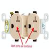 Spy Camera Wall Outlet HD 1080P Ivory view 3