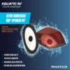 Aquatic AV Ultra Saddlebag 6x9 Speakers Kit (1998-2013 Model Years) view 1