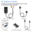 RCA Svideo to HDMI Converter, CVBS Composite AV to HDMI Converter view 2