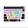 XSKN Silicone Keyboard Cover Skin for 2021 Apple MacBook Pro M1 Pro / M1 MAX Chip with Touch ID 14.2-inch Model A2442 16.2-inch Model A2485 (Shortcuts Final Cut Pro - US Version Keyboard) view 1