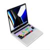 XSKN Silicone Keyboard Cover Skin for 2021 Apple MacBook Pro M1 Pro / M1 MAX Chip with Touch ID 14.2-inch Model A2442 16.2-inch Model A2485 (Shortcuts Final Cut Pro - US Version Keyboard) view 2