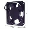 AA1282HB-AW 120x120x38mm 220/240V 0.13/0.11A 2-Wire Cooling Fan view 3