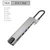 Multi Function HDMI-Compatible Hub Adapter USB Type C Hub 8 in 1 USB Hubs for MacBook Pro and Windows Laptops view 4