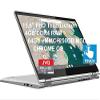 Lenovo C340 15.6"" FHD Touchscreen 2-in-1 Chromebook Laptop, Intel i3 CPU(Up to 3.4GHz), 4GB RAM, 320GB Space(64GB eMMC+256GB MSD), USB-C, Wi-Fi, Bluetooth, Webcam, Chrome OS, Grey view 1