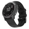 CZKE 22 26mm Watchband Silicone Wrist Strap Official For Garmin Fenix 5 5X 5SPlus 3 HR 6X 6 Pro Watch Quick Release Easy Fit Bracelet (Color : Official 13, Size : Black Black Clasp) view 3