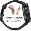 CZKE 26 22mm Printing Silicone Quick Fit Watchband For Garmin Fenix 6 6X Pro 5 5X Plus 3 HR 935 MK1 Straps Quick Release Wrist Band (Color : O, Size : Black Black Clasp) view 4
