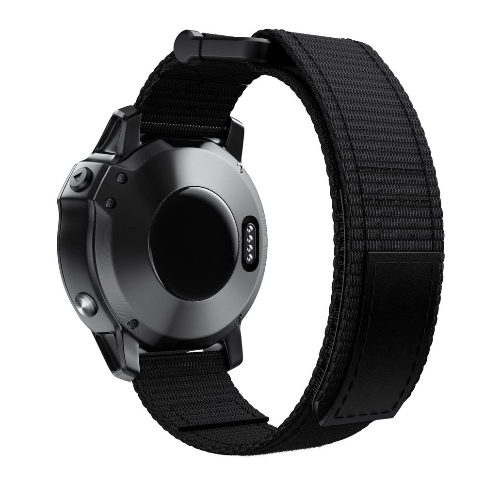 CZKE 26 22MM Watchband Strap For Garmin Fenix 5 5X Plus 3HR 6X 6 6SPro S60 MK1 Enduro Watch Adjustable Nylon Easyfit Wrist Band Strap (Color : Preto, Size : 26mm Tactix Delta)