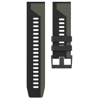 CZKE 26 22mm Quick Fit Watchband For Garmin Fenix 6X 6 Pro 5X 5 Plus 3 HR 935 Enduro Straps Silicone Easyfit Quick release Wrist Band (Color : H, Size : 22mm Width)