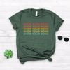 Dream Lume Teacher Shirt, Show Your Work, Math Teacher, Back to School Gift, Softstyle Unisex Tee Heather Forest Green view 2