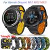 KFAA 26mm Silicone Wristband Strap For Garmin Fenix 6X 6 Pro 5X 5 Plus Descent Mk1 MK2i D2 22mm Watch Easy Fit Quick Release Bracelet (Color : C, Size : Other 22mm straps) view 2