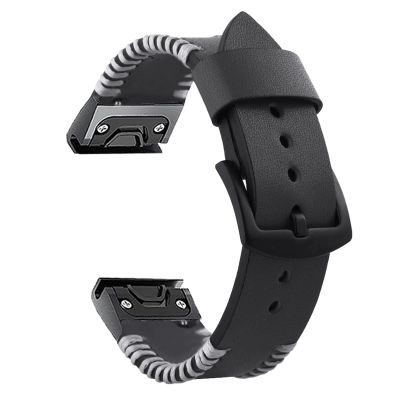 KFAA 22 26mm Sport Watchband Strap For Garmin Fenix 6 6S 6X Pro 5X 5 Plus 3HR 935 S60 D2 Enduro Quick Release Leather Bracelet Correa (Color : G, Size : 22mm)