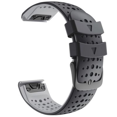 KFAA 26/22mm Watchband For Garmin Fenix 6 6S 6X Pro 5 5X 5S Plus 3HR 935 945 D2 Silicone Band Quick Release Watch Easyfit Wrist Strap (Color : C, Size : Forerunner 935 945)