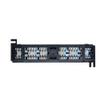12 Port Cat6 UTP LAN Wall Mount Patch Panel Bracket RJ45 110 Type Terminal Blocks, Black view 2