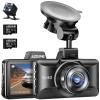 AZDOME M01 Pro Dual Dash Cam with 128GB SD Card view 1