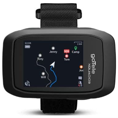 goTele XQUAD GPS Tracker Hiking Maps Handheld Hunting Off-Grid Real Time Tracking Device No Monthly Fee No Network Required Mini Portable GPS