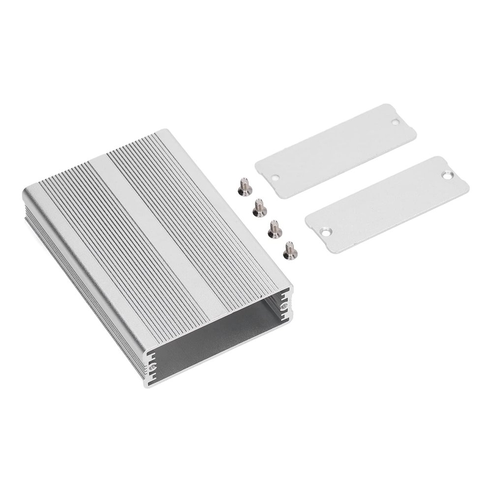 Electric Box, Silver Enclosure Case Integrated for DIY