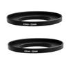 (2 Pcs) 43-58MM Step Up Ring Adapter, 43mm to 58mm Step Up Filter Ring, 43 mm Male 58 mm Female Stepping Up Ring for DSLR Camera Lens and ND UV CPL Infrared Filters