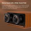Edifier MP230 Portable Bluetooth Speaker, Wireless Speaker with Stereo Sound for Outdoor Travel, 10-Hour Playtime, Supports USB Soundcard/Micro SD, 20W RMS - Black Green view 3
