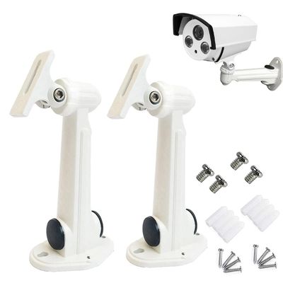 PCUORLEORS Universal CCTV Security Camera Mounting, IP Camera Bracket, Solar Panel Holder, Aluminum Alloy Indoor Outdoor Wall Ceiling Mount Holder Stand Monitor Rotary Bracket (2 Pack)