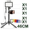 YABAA LED Photography Video Light Panel Lighting Photo Studio Lamp Kit for Shoot Live Streaming with Tripod Stand RGB Filters (with Holder) view 2