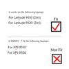 AZUBAYCOM US English Layout Laptop Keyboard for Dell Latitude 9510 9520 (2in1) 01JHJY, Backlit, Black view 2