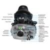 Sea frogs Compatible with Canon EOS R5 17-40MM f/4L with Wide Angle Fisheye Lens 40m/130ft Maximum Diving Depth Underwater Waterproof Housing Professional Diving Case Box IPX8 view 2