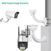 PCUORLEORS Surveillance Security Camera Mount Bracket,Indoor/Outdoor Camera Wall Mount Bracket for CCTV Security Cameras, J-Shape IP Cameras Bracket view 3
