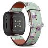 CJBROES Replacement Leather Watch Band, Compatible with Fitbit Versa 3 and Fitbit Sense of Wristband Bracelet Accessory - Tribal Rabbit Headband view 1