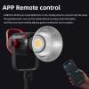 AMBITFUL EF200 Aurora COB 200W 5600K Professional Photography Fill Light Fx Lighting Effects, Wireless Control, Quiet Mode, Suitable for Photography, Studio, Showroom and Makeup view 3