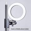 YABAA 26cm Protable Selfie Ring Light for YouTube Live Streaming Studio Video LED Dimmable Photography Lighting with USB Cable (8 Inch no Phone Clip) view 4