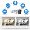 REIGY 3MP WiFi Security Camera System with Floodlight and 1TB Hard Drive Preinstalled, 2K Outdoor Home Surveillance Set 8CH NVR + 4X 1296P IP Cam, 2-Way Audio Color Night Vision Motion Detection view 2