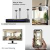 REIGY 3MP WiFi Security Camera System with Floodlight and 1TB Hard Drive Preinstalled, 2K Outdoor Home Surveillance Set 8CH NVR + 4X 1296P IP Cam, 2-Way Audio Color Night Vision Motion Detection view 3
