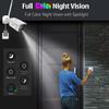 REIGY 3MP WiFi Security Camera System with Floodlight and 1TB Hard Drive Preinstalled, 2K Outdoor Home Surveillance Set 8CH NVR + 4X 1296P IP Cam, 2-Way Audio Color Night Vision Motion Detection view 4