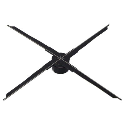 3D Hologram Fan Projector, 65CM 3D Hologram Advertising Display LED Fan with 2000 x 576 Hi-Resolution, 574 LED Beads & 16G Memory Card, Hologram Fan Advertising Display for Business, Store, Bar(#1)