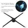3D Hologram Fan Projector, 65CM 3D Hologram Advertising Display LED Fan with 2000 x 576 Hi-Resolution, 574 LED Beads & 16G Memory Card, Hologram Fan Advertising Display for Business, Store, Bar(#1) view 2