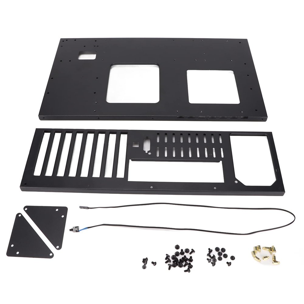 ATX/MATX/ITX Case,Gaming Computer Case Chassis,Open Air Case Frame Graphics Card Mining Machine Cas,DIY Motherboard Rack Mine Rack,Good Heat Dissipation Effect