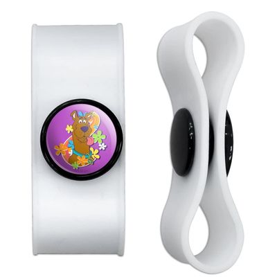 GRAPHICS & MORE Groovy Scooby-Doo Headphone Earbud Cord Wrap - Charging Cable Manager - Wire Organizer Set of 2 - White